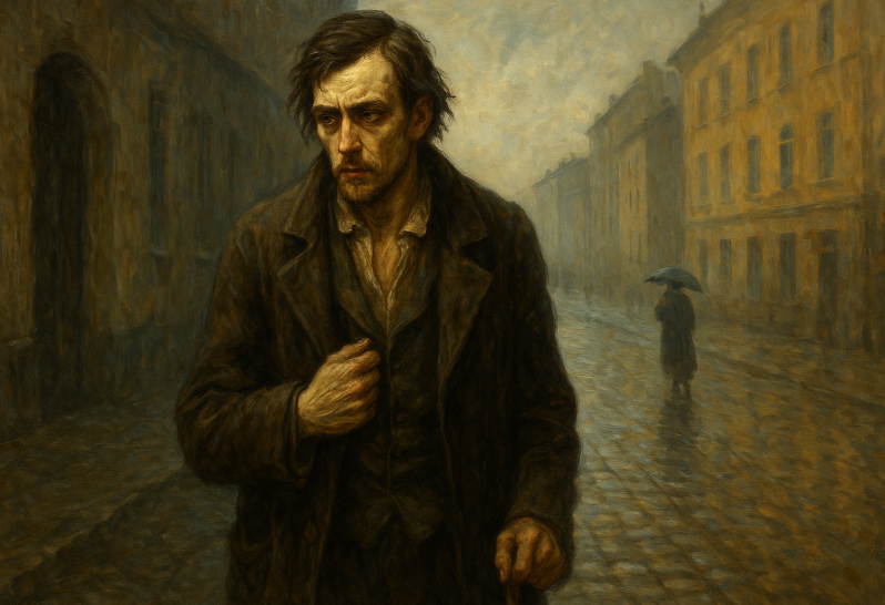 در خیابان‌های مه‌آلود سن‌پترزبورگ، مردی با اندیشه‌ای خطرناک قدم برمی‌دارد: اگر انسان برتر باشم، آیا مجازم که بکشم؟ جنایت و مکافات از آن دست آثاری‌ست که فقط داستان قتل نیست؛ سفری‌ست در اعماق روان انسان، میان ترس و غرور، گناه و رستگاری. داستایفسکی با مهارتی بی‌نظیر، مرز میان منطق و جنون را می‌کاود و داستانی خلق می‌کند که هنوز هم مخاطب را به پرسش از خودش وامی‌دارد. - گاه هنر